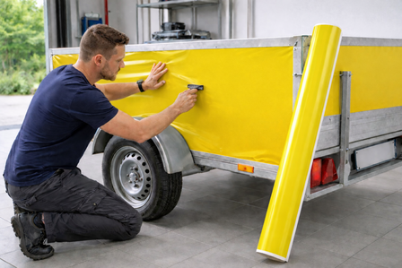 Aslan plakfolie glans geel RAL 1016 (125cm)