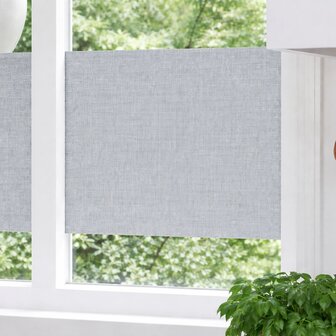 Textiel raamfolie zilvergrijs (45x150 cm)