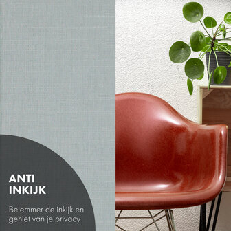 Textiel raamfolie zilvergrijs (45x150 cm)