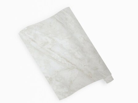 Wrapfolie marmer ivoor (122cm breed)