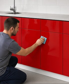 MACal plakfolie mat rood RAL 3020 (123cm)