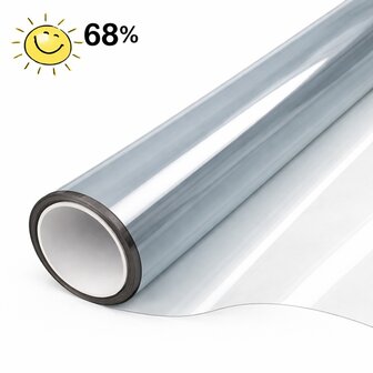 Transparant zonwerend folie Ice cool Prestige HR+++glas (152cm)