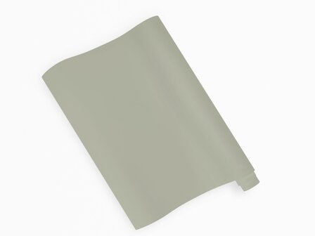 Wrapfolie pastel olijfgroen (122cm breed)