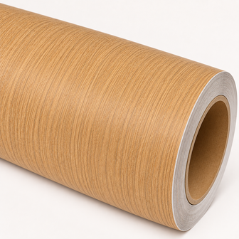 Wrapfolie eiken warm mat (122cm breed)