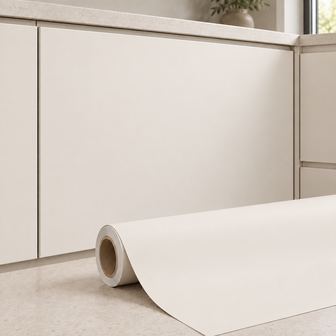 Wrapfolie linnen wit mat (122cm breed)