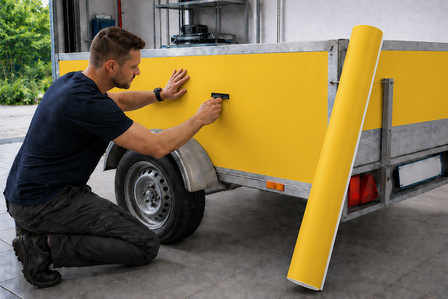MACal plakfolie mat geel RAL 1021 (123 cm)