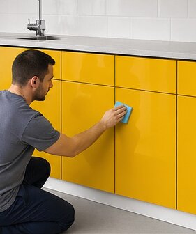 MACal plakfolie mat geel RAL 1021 (123 cm)