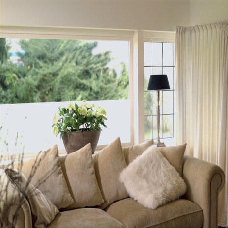 Raamfolie melkglas voor HR++ glas (90cm) 