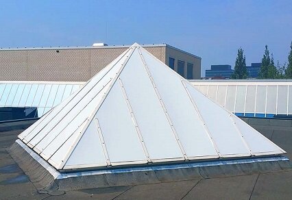 Zonwerend raamfolie dakkoepel, lichtstraat, polycarbonaat (51cm) 