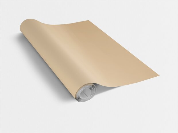 Plakfolie beige mat (45cm)