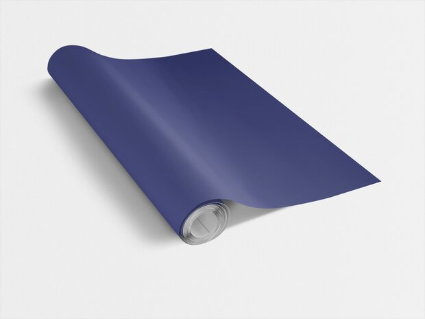 Plakfolie donkerblauw mat RAL 5023 (45cm)