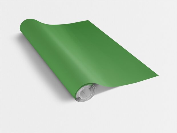 Plakfolie groen mat RAL 6018 (45cm)