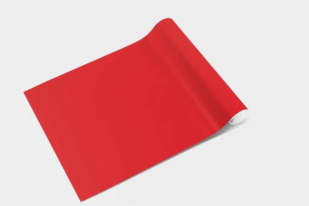 MACal plakfolie mat rood RAL 3020 (123cm)