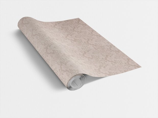 Plakfolie barok taupe (45cm)