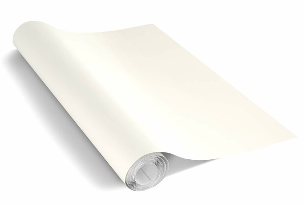Wrapfolie roomwit mat (122cm breed)