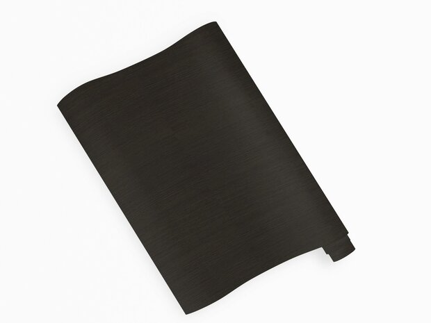 Wrapfolie zwarthout mat (122cm breed)