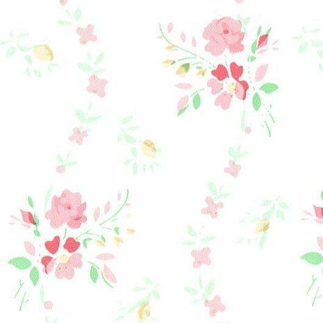 plakfolie brocante roosjes roze