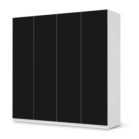 Plakfolie zwart glans RAL 9005 (90cm)