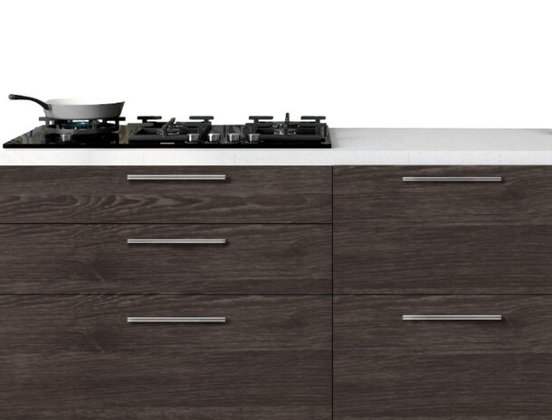 keuken frontjes voorzien van plakfolie hout eik shef