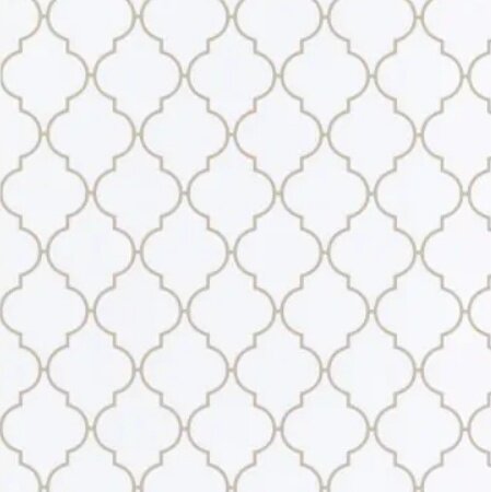 Plakfolie Midden Oosten stijl wit  (200x45cm)
