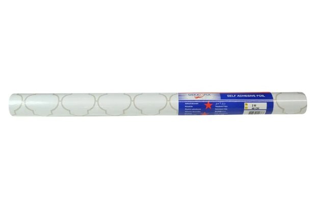 Plakfolie Midden Oosten stijl wit  (200x45cm)