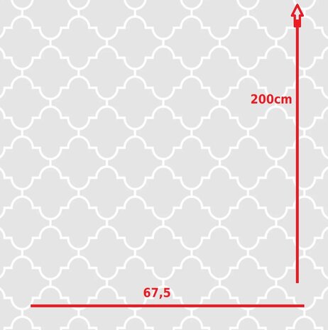 DC-Fix raamfolie Arabische Ornamenten (67,5x200cm)