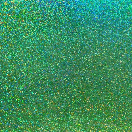 Plakfolie holografisch groen 45x200cm