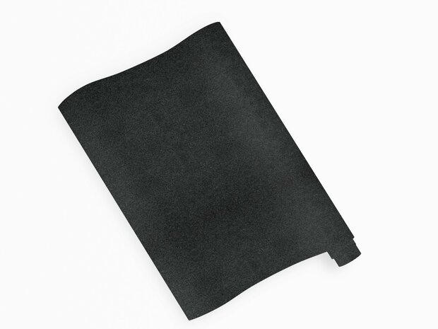 Wrapfolie structuur zwart mat (122cm breed)