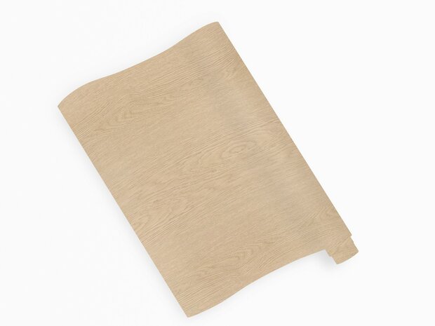 Wrapfolie eiken goud-creme mat (122cm breed)