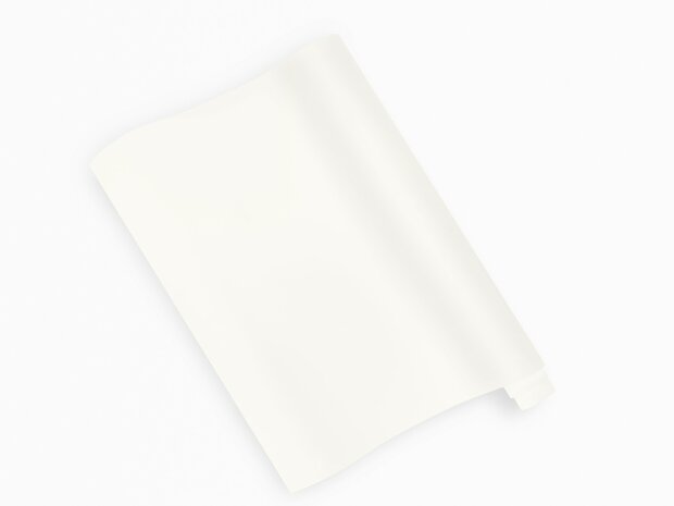 Wrapfolie zuiver wit mat (122cm breed)
