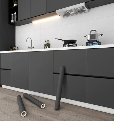 Wrapfolie ultra mat antraciet (122cm breed)