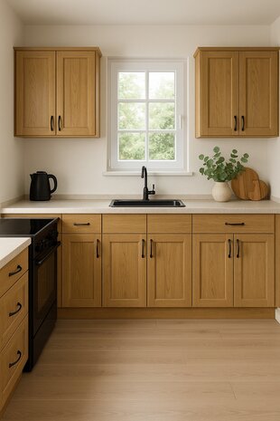 Wrapfolie Eiken lichtbruin (122cm breed)