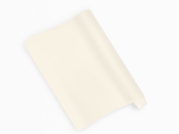Wrapfolie creme wit (122cm breed)