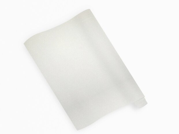 Wrapfolie glinsterfolie wit mat (122cm breed)
