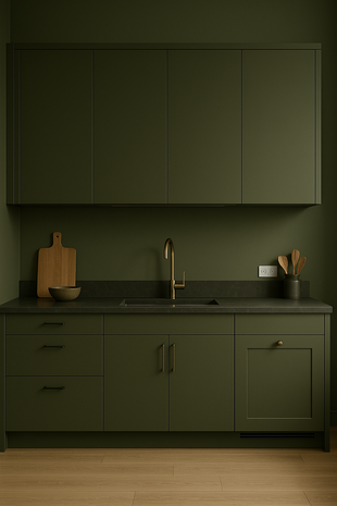 Wrapfolie leger groen mat (122cm breed)