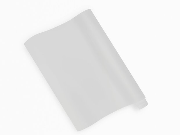 Wrapfolie white fog mat (122cm breed)