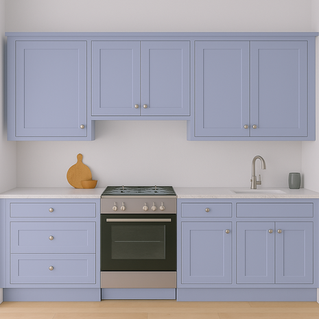 Wrapfolie ijsblauw lila mat (122cm breed)