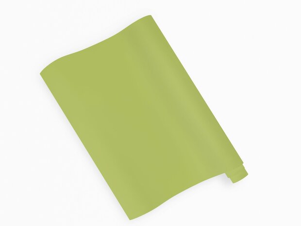 Wrapfolie limoen groen mat (122cm breed)