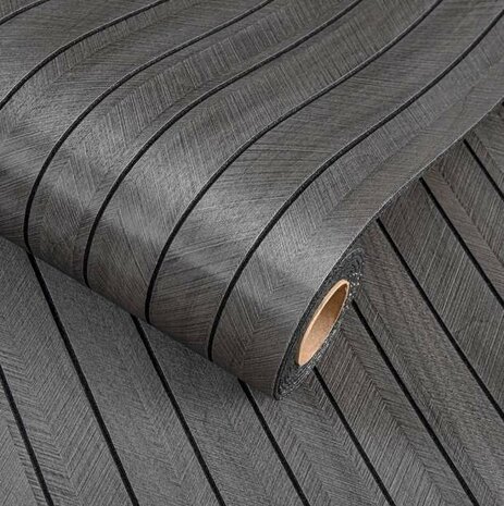 3D wandpanelen houtpanelen zelfklevend 60x300cm (Grijs-Taupe)