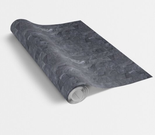 Plakfolie tegels modern antraciet (45cm)
