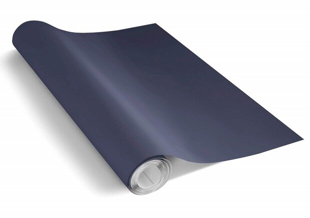Wrapfolie Gelders blauw mat RAL 5008 (122cm breed)