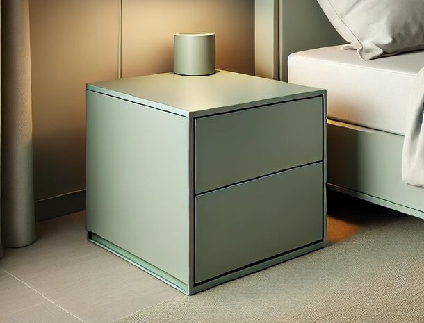 Wrapfolie pastel olijfgroen (122cm breed)