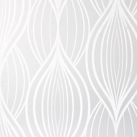 MEGA DEAL Statische raamfolie Art Deco 15 meter x 67,5cm