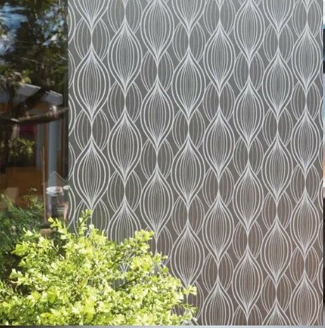 Statisch raamfolie Art Deco (67,5cm)