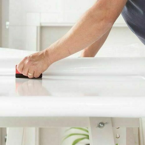 Plakfolie wit glans RAL 9016 (90cm)