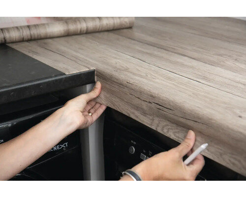 plakfolie hout aanrecht