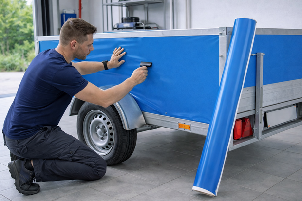 MACal plakfolie glans lichtblauw (123cm)