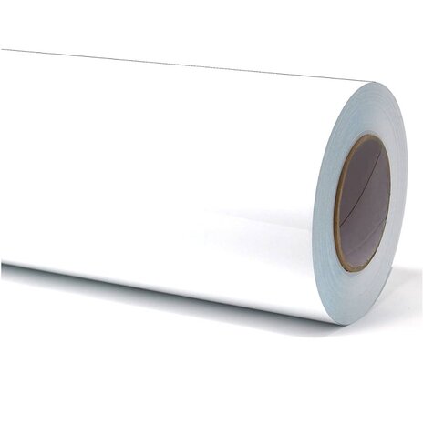 Aslan plakfolie glans wit RAL 9003 (125 cm)