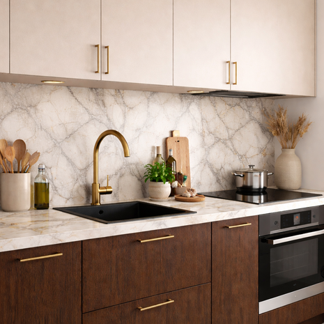 Wrapfolie eikstructuur bruin mat (122cm breed) 