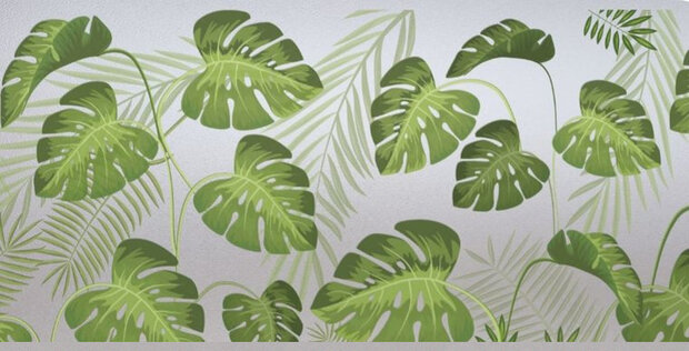 Statisch raamfolie Palm leafs (46cm)
